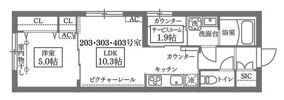 COCOCUBE GRANDE学芸大学の間取り画像