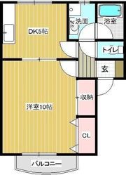 レイクハイツの間取り画像