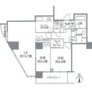 カスタリアタワー品川シーサイドの間取り画像
