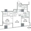 カスタリアタワー品川シーサイドの間取り画像