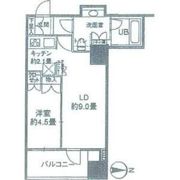 カスタリアタワー品川シーサイドの間取り画像