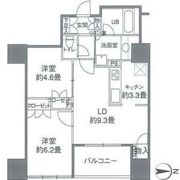 カスタリアタワー品川シーサイドの間取り画像