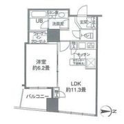 カスタリアタワー品川シーサイドの間取り画像