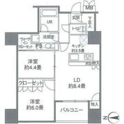 カスタリアタワー品川シーサイドの間取り画像