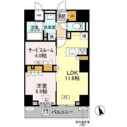 リーラ品川戸越の間取り画像