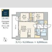 Garden Xavis南蒲田(ガーデンザヴィス南蒲田)の間取り画像