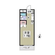 滝マンション第二春来の間取り画像