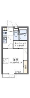 レオパレスシャンテ北舞子の間取り画像