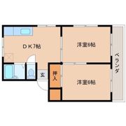 第二弘コーポの間取り画像