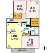 アルシオネ Bの間取り画像