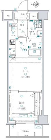 リヴシティ向島弐番館の間取り画像
