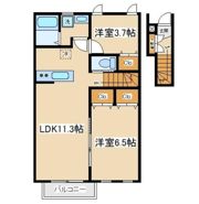 カーサフレスコの間取り画像