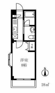 メゾンドバロン目白の間取り画像