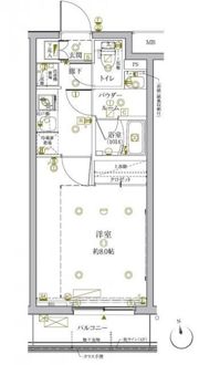 クレイシアIDZ新宿落合ディアコートの間取り画像