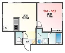 Glanz四谷左門町の間取り画像