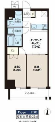 レオーネ南千住Ⅲの間取り画像