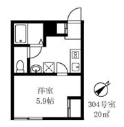 早稲田鶴巻IMAハウスの間取り画像