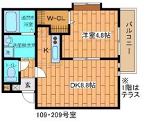 ボナール（伊奈）の間取り画像