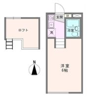 ジュネパレス門井ⅡB棟の間取り画像