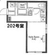 ヴァンテジオ目黒unoの間取り画像