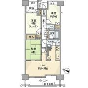 ヒルズシンフォニア北浦和の間取り画像