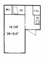 メゾンユニソール神楽坂の間取り画像