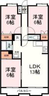 ドミール平和の間取り画像