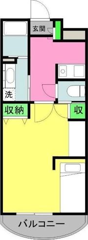アーバンハイツ横田の間取り画像