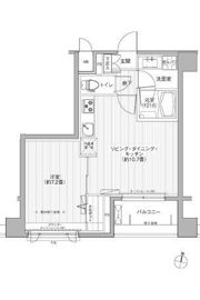 アンソレイエ飯田橋の間取り画像
