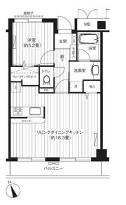 新御茶ノ水アーバントリニティの間取り画像