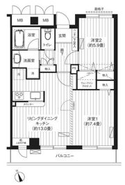 新御茶ノ水アーバントリニティの間取り画像