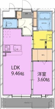 アーベイン松山の間取り画像