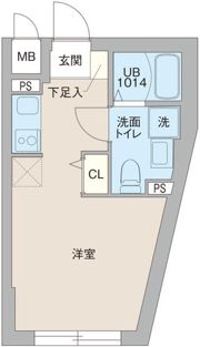 クリオ ラモード目黒洗足の間取り画像
