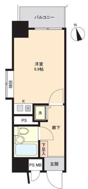 ライオンズマンション浅草言問橋の間取り画像