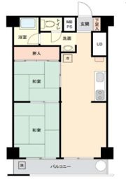 第27宮庭マンションの間取り画像