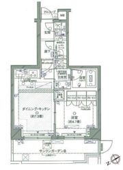ピアース虎ノ門の間取り画像