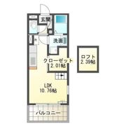 バンベール鶴島の間取り画像