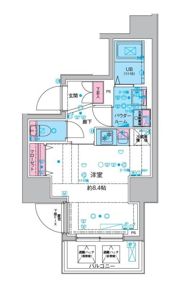ジェノヴィア本所吾妻橋Ⅲの間取り画像