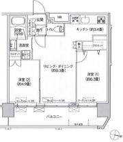 コスモグランス南品川の間取り画像