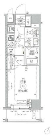 クレイシア戸越公園の間取り画像