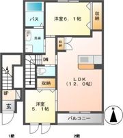 ル ソレイユの間取り画像
