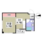 寿コーポの間取り画像