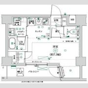 MAXIV武蔵新城TREの間取り画像
