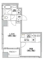 ジュイール東京八丁堀の間取り画像