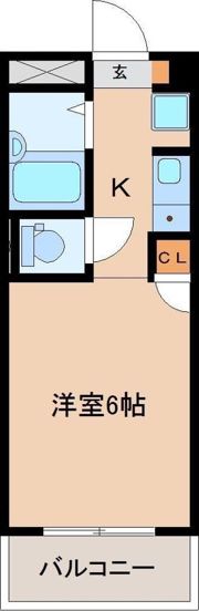 オクトワール宮崎北の間取り画像