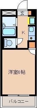 オクトワール宮崎北の間取り画像