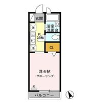 クレセント経堂の間取り画像