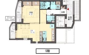 西蒲田YZY マンションの間取り画像