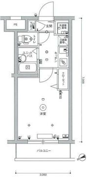 スカイコート蒲田弐番館の間取り画像
