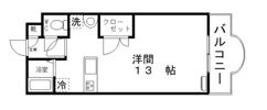リバーサイド巴の間取り画像